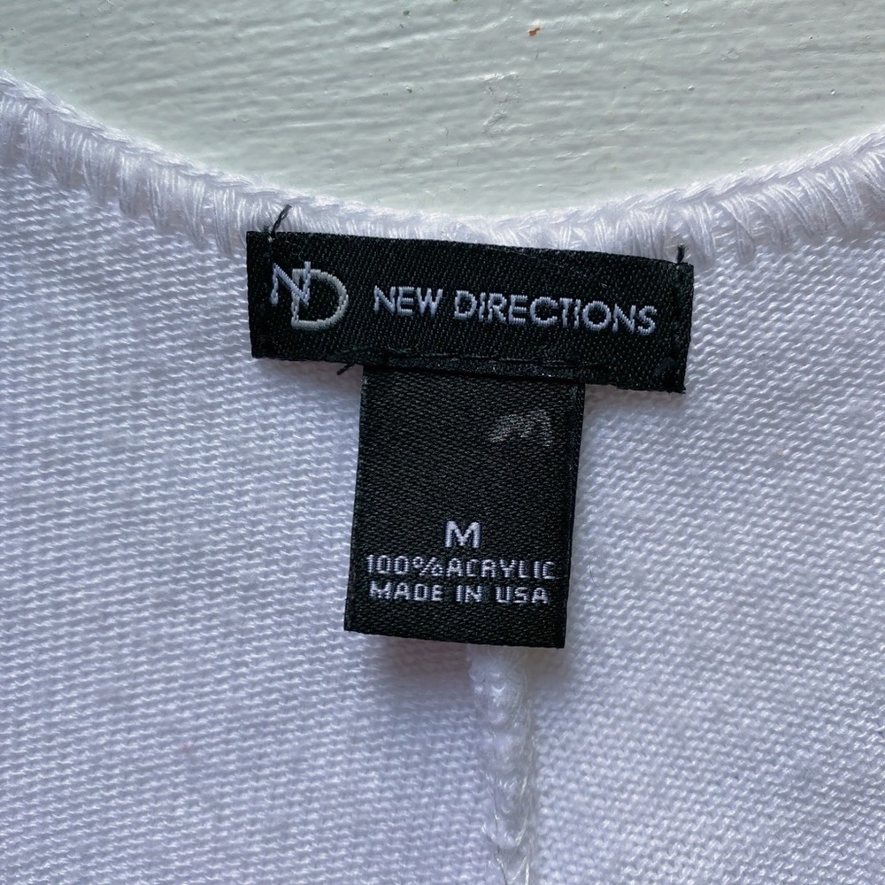 New Directions Colorblock Acrylic V-Neck Sleeveless Tunic Top - Picture 5 of 8